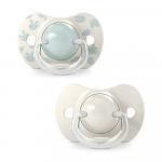 Пустышка Suavinex Birdies зеленая 6-18м 2шт