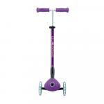 Трёхколесный самокат Globber Primo Foldable Plus Lights Purple