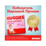 Подгузники Huggies Ultra Comfort для девочек размер 3 5-9 кг 94 шт