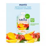 Пюре с козьими сливками Kabrita манго с яблоком 6м+ 100 гр