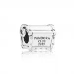 Cеребряный шарм Шкатулка с сокровищами PANDORA Rose с бриллиантом