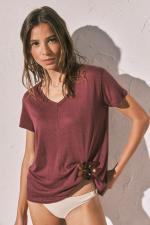 MMP BURGUND TEE FR