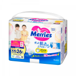 Трусики-подгузники для детей размер Merries XXL 15-28 кг 26 шт