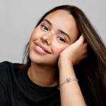 Браслет из стерлингового серебра Marvel Spider-Man с черной и прозрачной красной эмалью