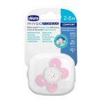 Пустышка chicco physioforma comfort силиконовая для девочек 2-6м 1 шт