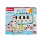 Развивающий коврик Fisher Price Нажимай и играй Mattel голубой