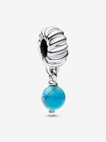 Sterling silver dangle with imitation turquoise