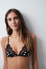 DOT MIC.PRINT ST BLACK