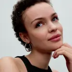 Серьги-кольца из стерлингового серебра