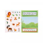 Книга Животные дополни картинку 35 наклеек 8 стр