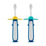 Зубная щетка для детей Пингвин Roxy Kids ультрамягкая 10 000 щетинок 2шт