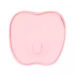 Подушка анатомическая memory foam для кровати и коляски 17/3 розовая