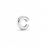 Миниатюрный серебряный петит буквы C
