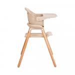 Стульчик для кормления 6в1 KikkaBoo Woody Beige