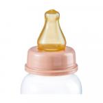 Бутылочка для кормления HAPPY BABY teddy с латексной соской 0м+ 250 мл