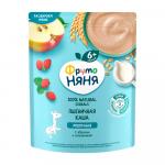 Каша пшеничная ФрутоНяня молочная с яблоком и земляникой 6м+ 200гр