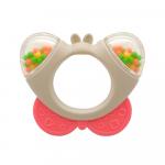 Погремушка-прорезыватель в виде бабочки Huanger HE0103