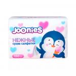 Нежные сухие салфетки JOONIES 150 шт