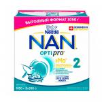 Сухая молочная смесь NAN Optipro 2 6м+ 1050 гр