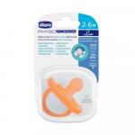 Пустышка Chicco Physio Forma Soft Luxe силиконовая 2-6м 1 шт