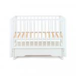 Кровать детская RANT BERGEN PLUS Cloud White артикул 800 маятник и ящик 120*60
