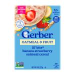 Каша Gerber овсяная с кусочками банана и клубники 12м+ 227 гр