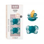 Пустышка BIBS Couture Tie Dye/Forest Lake White 6-18м 2шт