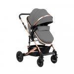 Коляска 3в1 KikkaBoo Amaia Dark Grey