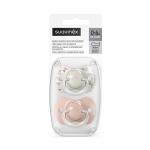 Пустышка Suavinex Birdies розовая 0-6м 2шт