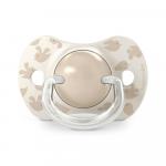 Пустышка Suavinex Birdies бежевая 6-18м 2шт