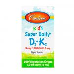 Капли Super Daily D3 и K2 для детей 360 капель