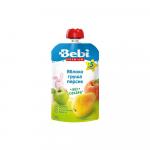 Пюре BEBI фруктовое яблоко груша персик 5м+ 90 гр