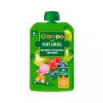 Пюре детское Gipopo Яблоко, клубника, черника, 90г