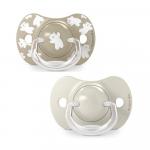 Пустышка Suavinex Wild бежевая 18м+ 2шт