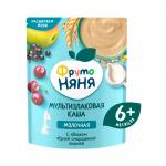 Каша Фрутоняня молочная мультизлаковая яблоко черная смородина вишня 6м+ 200гр