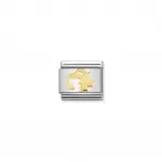 COMPOSABLE Classic ZODIAC in stainless steel with 18k gold (Capricorn)