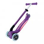 Трёхколесный самокат Globber Primo Foldable Plus Lights Purple