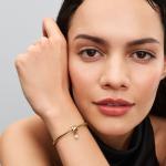 Someone special 14k gold-plated dangle with white treated freshwater cultured pearl and black enamel