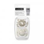 Пустышка Suavinex Wild бежевая 18м+ 2шт