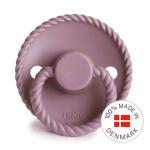 Пустышка FRIGG Rope Latex Twilight Mauve 6-18м+