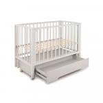 Кровать детская RANT BERGEN PLUS Crystal Beige артикул 800 маятник и ящик 120*60