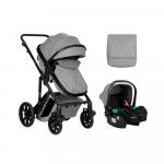 Коляска 3в1 KikkaBoo Darling Light Grey