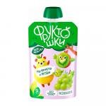 Пюре Фрутоняня Фруктошки из яблок, груш, винограда и киви зеленый микс 90 гр