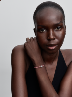 Textured elephant sterling silver mini charm