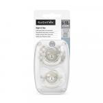 Пустышка ночная Suavinex Wild бежевая 6-18м 2шт