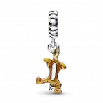 Шарм-подвеска Disney Tigger с прозрачной оранжевой эмалью
