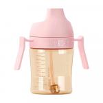 Поильник детский с ручками HEORSHE розовый 9м+ 300мл