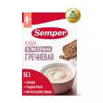 Каша Semper сухая безмолочная гречневая 4м+ 180 гр