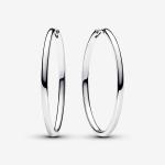 Серьги-кольца из стерлингового серебра