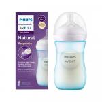 Бутылочка для кормления Philips Avent Natural Response голубая 1м+ 260 мл